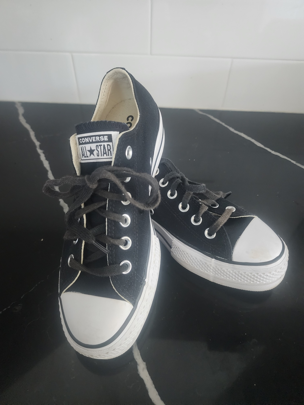 Converse All Star Low Top Sneakers - Black White